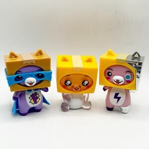 LANKY BOX Series 2 Mystery Mini Fig FOXY Character Lot of 3 EUC
